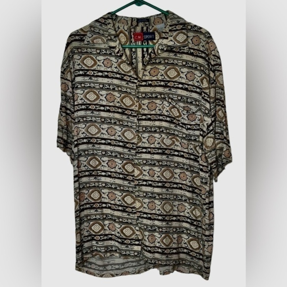 C.M. Sport Large Vintage Men’s Short Sleeve Shirt